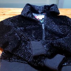 Tucker for Target Fux Fur Black Jacket